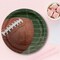 8 Ct. Football Paper Dessert Plates 7" Sports-Themed Party Plates